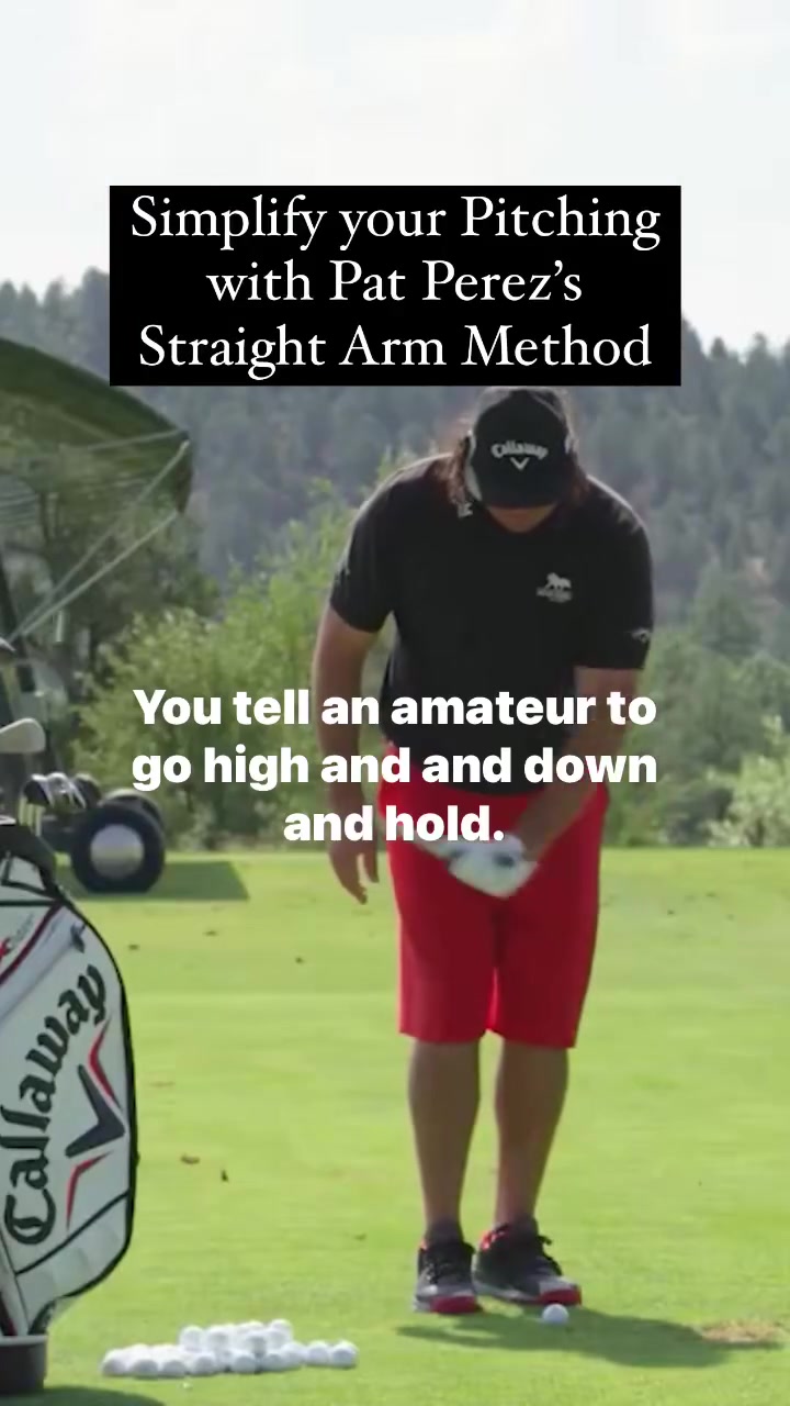 Trying to simplify my pitching!  #golftiktok #golfswing #golftips #go...