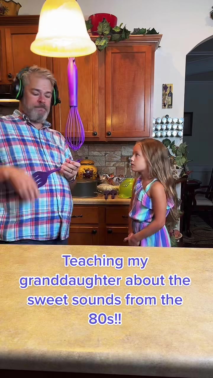 When your #granddaughter comes for a #sleepover #80smusic #girldad #k...