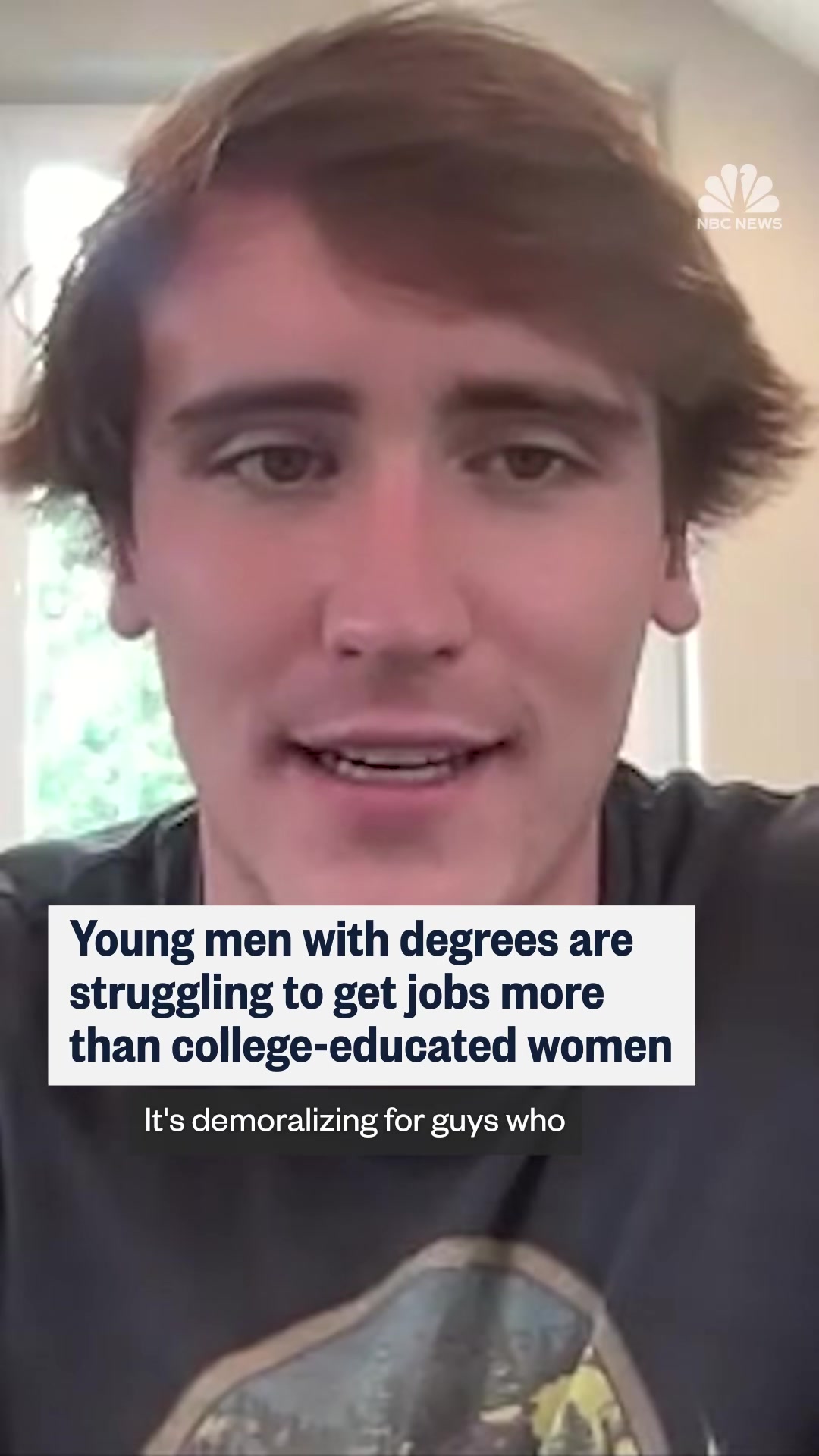 Young men with #bachelor’s #degrees are having a harder time finding #work than women with similar educations. NBC News’ Shannon Pettypiece explains how this group of men even have higher rates of #unemployment than their peers with only high school #diplomas.
