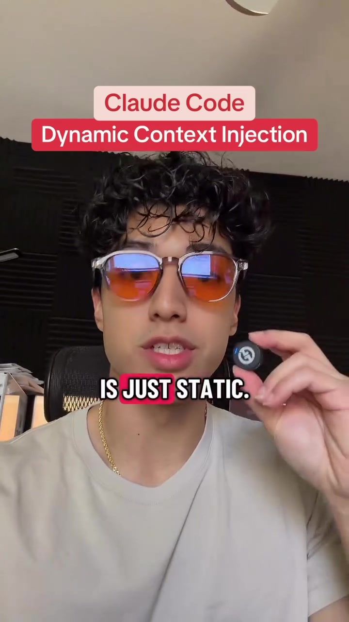 Comment “memory” for the full script.

CLAUDE.md is static. Your project isn’t.

Every time you open Claude Code it only knows what you told it weeks ago. New commits, new errors, new decisions… gone.

Here’s how to fix it.

One shell script builds a live snapshot of your project before every run.

Recent commits, modified files, recent errors, current branch… all injected into Claude Code automatically.

claude —system-prompt “$CONTEXT” -p “what should I work on next?”

Every run, Claude gets the actual current state of your project. Not a snapshot from two weeks ago.

Comment “memory” for the full script.