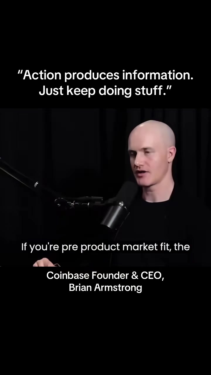 Just keep doing stuff.  #entrepreneur #entrepreneurship #business #money #innovation #tech #techtok #technology #billionaire 