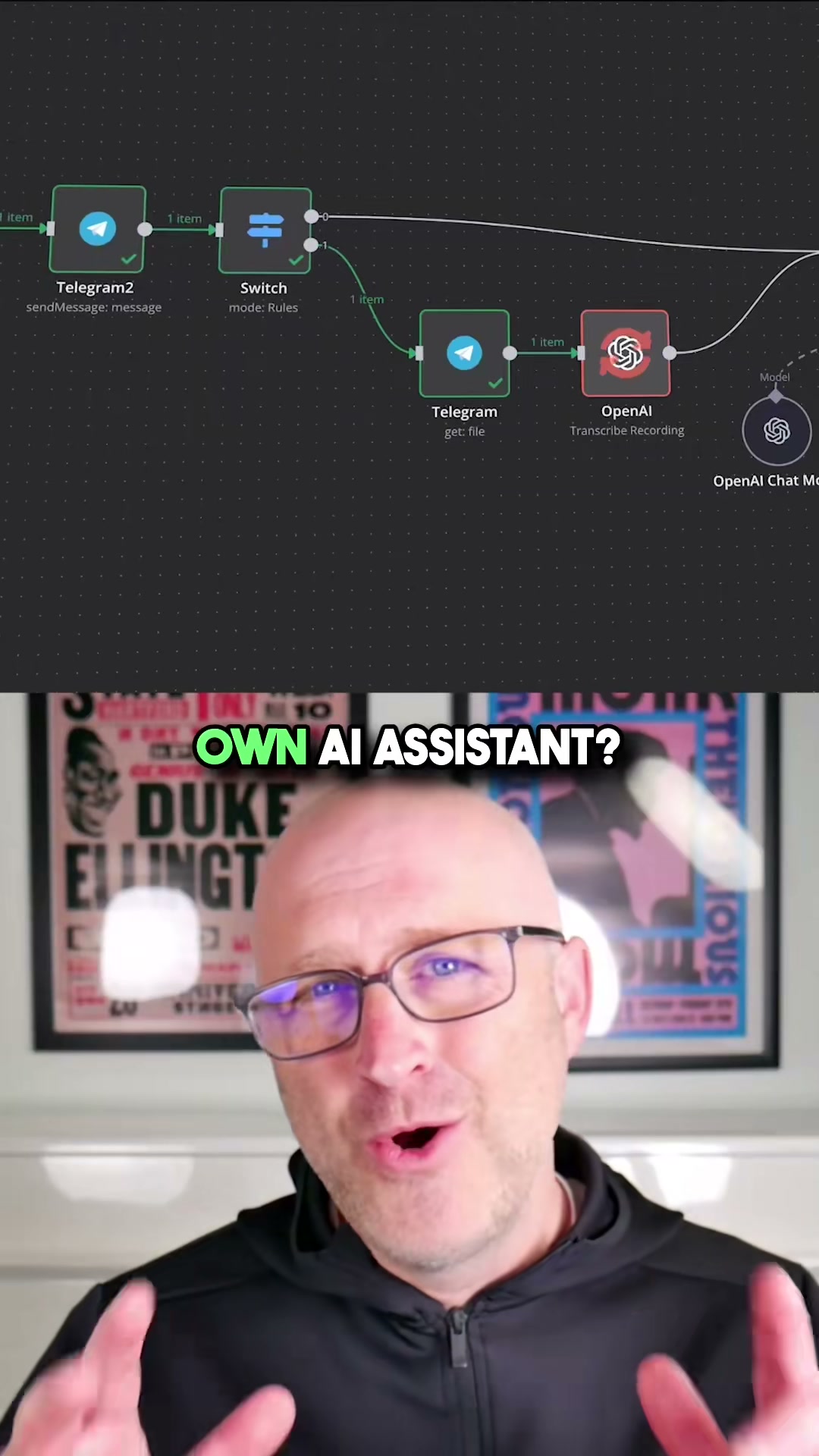 In this step-by-step video I’ll show you the basics of AI Agents by building an automated assistant. This agent can look up contacts, write emails and schedule events on your calendar. We'll build this AI Agent using n8n and telegram, and we'll connect our favorite services like GMail, Google Calendar and Airtable. Beyond that, you'll better understand what an AI Agent is, the different types of Agents, and why they matter. If AI Agents or automation are overwhelming, this video is for you.