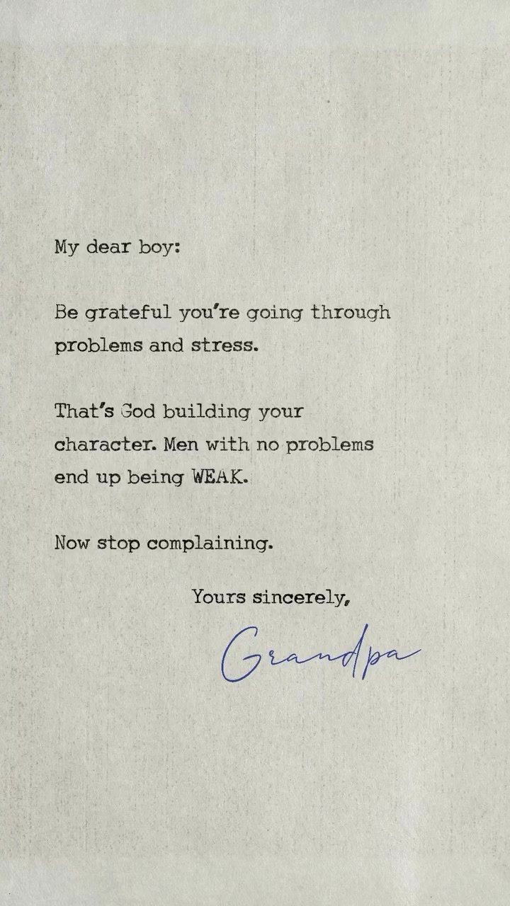 Sincerely, Grandpa

Follow @millionaire.grandpa
Follow @millionaire.grandpa
Follow @millionaire.grandpa