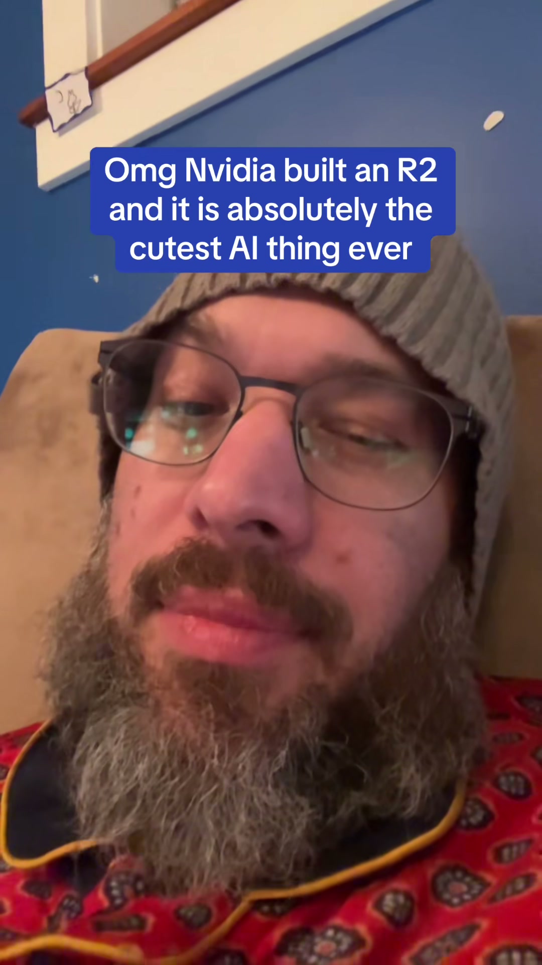 Seriously tired me says check it out very heart warming #ai #chatgpt #robot #nvidia #cute #real #love #storytelling #r2d2 #starwars 