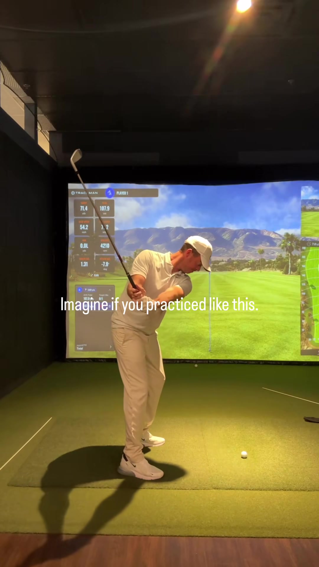 The biggest problem among golfers is they suck at practicing Its a huge problem I cannot say it enough slow down Break it down Exaggerate Look stupid The funny thing is if anyone comments on the fact that youre exaggerated reps look wrong theyre the stupid ones So look silly Stretch those neuro connections Thats how you make a swing change stick