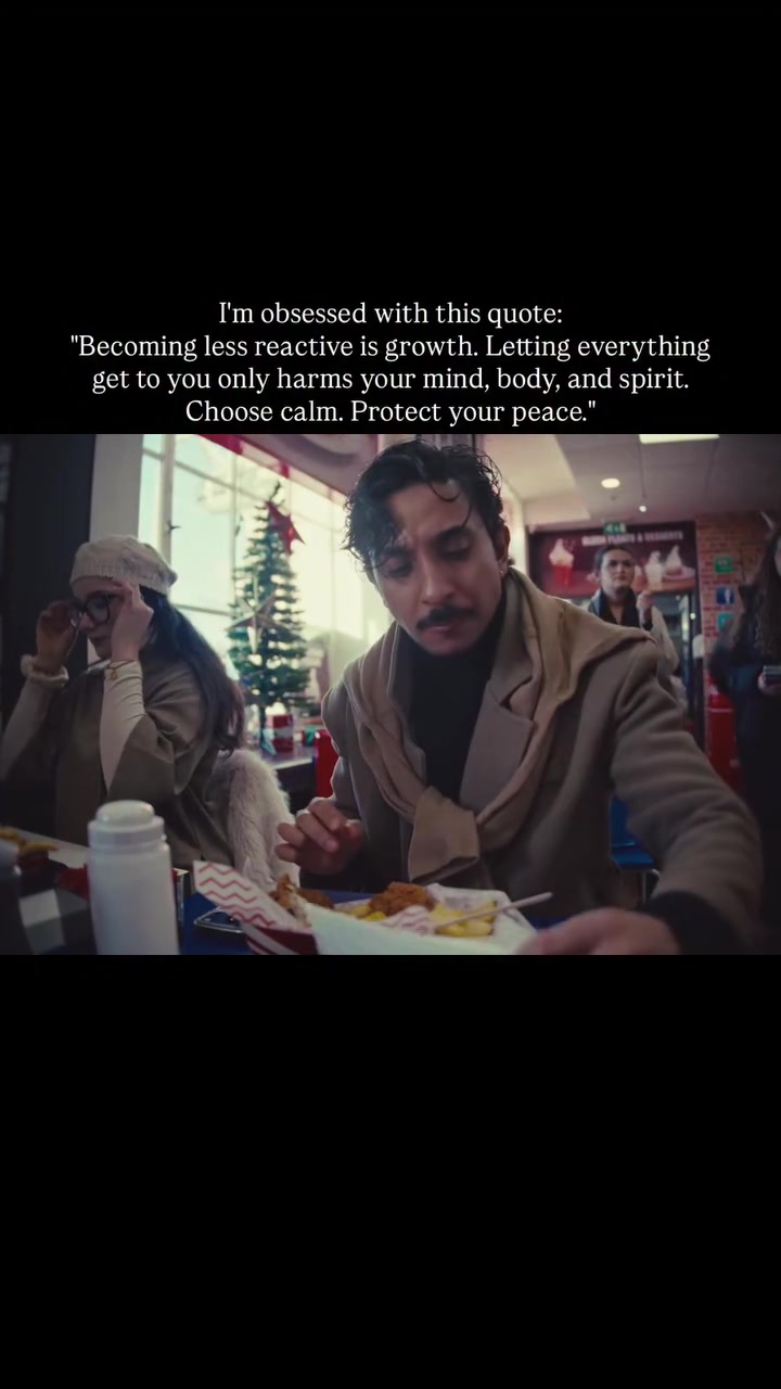 I’m obsessed with this quote:
“Becoming less reactive is growth. Letting everything get to you only harms your mind, body, and spirit.
Choose calm. Protect your peace.”