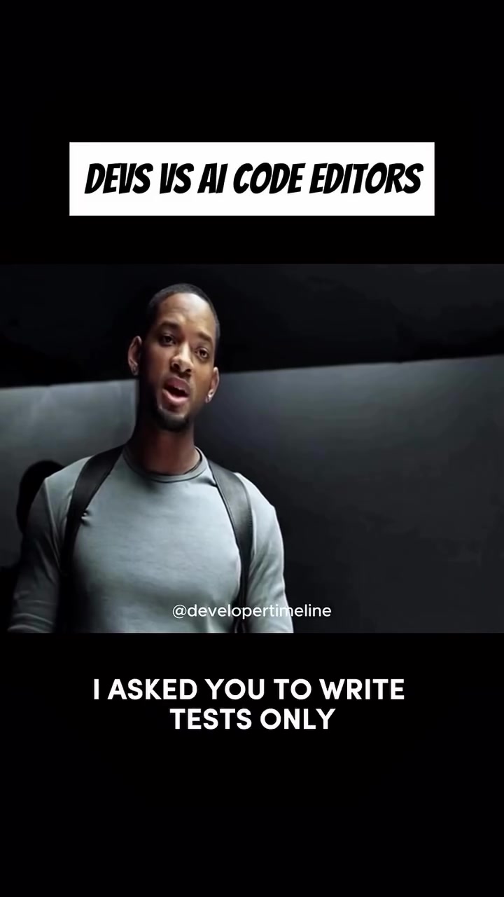 There’s a sacred law in dev culture:
If it compiles and doesn’t explode, it ships.

Tests? Green
Logic? Questionable
Output? Unexpected
But who cares, Jenkins says it’s all good

Now enter AI, minding its business, writing tests like it was told
But then it dares to read the logic
And guess what?
It finds things… disturbing

The human freaks out
“Why did you touch code that was working fine?”
(Translation: I don’t understand it, but it hasn’t caught fire yet)

And just when the AI questions this mythical concept of “legacy stability,”
comes the ultimate clapback
“You don’t even write real code. You just steal it.”

And the AI, stone cold, answers
“Can you do it differently?”

Touché

Because let’s be honest
That brilliant snippet you’re so proud of?
Yeah… Stack Overflow, 2016
Or Copilot
Or ChatGPT
Or that one repo you cloned and swore you’d rewrite (you didn’t)

We’re all just remixing each other’s bugs and hoping no one notices

The AI isn’t stealing
It’s just doing what every dev’s been doing since Git was invented
Copying code with confidence

Credits: @developertimeline 

#developerslife #aicode #programminghumor #devsarcasm #legacycode #techsatire #codersofinstagram #softwareengineering #aiintheloop #debuggingreality #codeculture #stackoverflowmemes #copilotmoments #testingisnotenough #funnydev #codingtruths #programmerlife #githublogic #techhumor #buildwithai