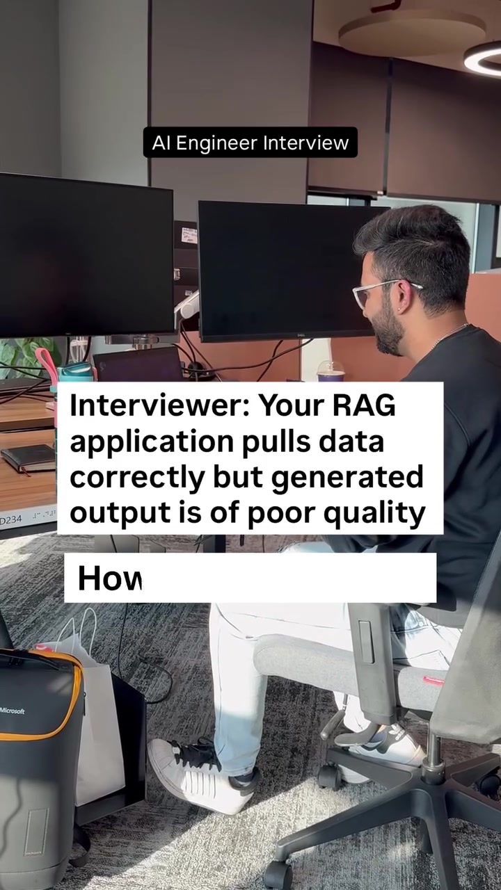 Everyone thinks RAG fails because models hallucinate. Actually: your chunks are dumb.

If retrieval feeds garbage structure, generation can’t recover.

Three upgrades:

Semantic Chunking > Token Slicing
500-token splits ignore meaning boundaries.

→ Split by headings, sections, logical claims
→ Keep chunks 300–800 tokens max
→ Add 10–20% overlap for context continuity

Payoff: Retrieval relevance improves 30–50%.

Aha: Chunk size should match how humans think. Not tokenizer limits.

___

Connection-Aware Retrieval
Most teams store chunks like isolated PDFs.
But your data has relationships.

Policies reference sections.
APIs reference schemas.
Research cites experiments.

→ Store metadata: author, version, section, entity
→ Use hybrid search: BM25 + embeddings
→ Re-rank top 20 → send top 5

Payoff: Answer accuracy jumps 2×. Latency barely changes.

Aha: Retrieval isn’t about similarity. It’s about structure

___

The Knowledge Graph Layer
Flat vector stores miss cross-document reasoning.
Graphs preserve relationships.

Instead of “find similar text”
You ask: “What links A → B → C?”

→ Extract entities + relations during ingestion
→ Store triples alongside embeddings
→ Traverse graph, then retrieve supporting chunks

Payoff: Multi-hop questions improve 3×.

Think of it like this:
Vectors = fuzzy memory.
Graphs = connected memory.

Best systems use both.

Chunk smart.
Store relationships.
Retrieve with structure.

🔖 Save this for your next RAG architecture review
💬 Comment your struggles while building a RAG application 
➕ Follow for more production-grade AI system design