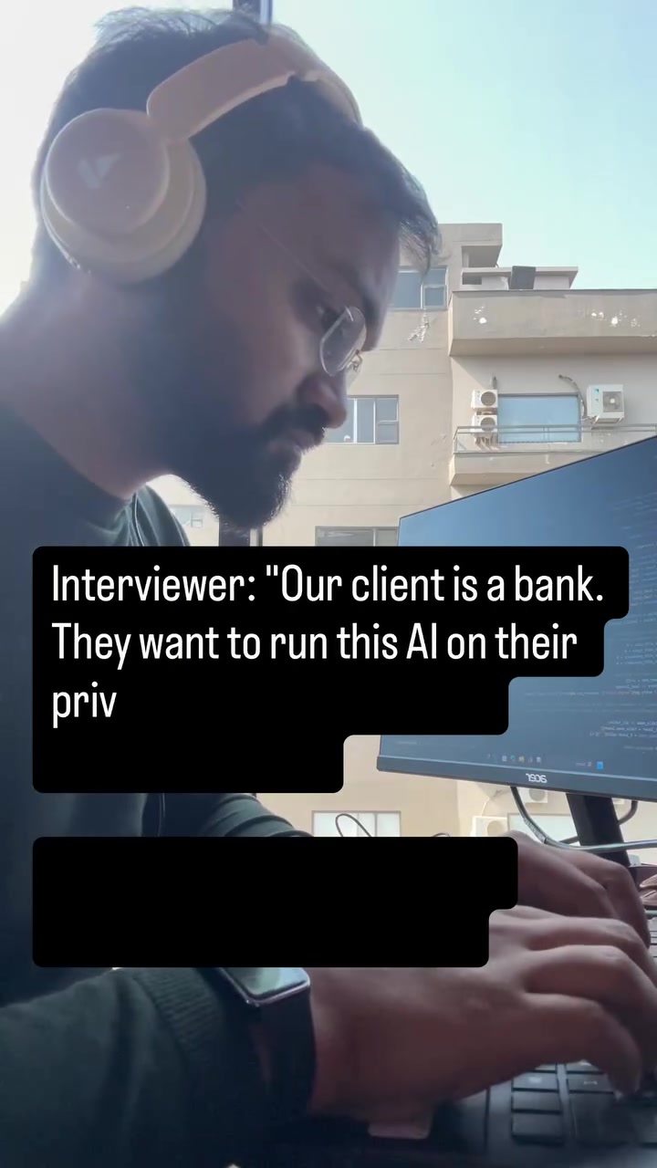 Most people think AI = ChatGPT. But for high-security industries like Finance or Healthcare, sending data to a Cloud API is a huge “No.”
To solve this, you need to shift from Cloud LLMs to Local LLMs.
Here is how you Decode the “No Internet” problem:

1️⃣ Pick an Open-Source Model: Instead of OpenAI, use models like Llama 3 (Meta), Mistral, or Gemma (Google). These are weights you can actually download and own.
2️⃣ Quantization is Key: A massive model won’t fit on standard office servers. Use Quantization (4-bit or 8-bit) to compress the model so it runs fast on local hardware without losing much “intelligence.”
3️⃣ Local Serving Tools: Use frameworks like Ollama, vLLM, or LocalAI. These tools create a local API that works exactly like ChatGPT but stays 100% inside the company’s firewall.
4️⃣ Offline Vector Database: For the RAG pipeline, use local databases like ChromaDB or FAISS. This ensures that even the “search” part of your AI never hits the public web.

Privacy isn’t a feature; it’s a requirement. 🛠️
Follow Lets Decode AI to learn how to build AI that works anywhere, even in a bunker.

#AI #Privacy #DataSecurity #LocalLLM #Llama3 Ollama SoftwareEngineering GenerativeAI LetsDecodeAI TechCareer