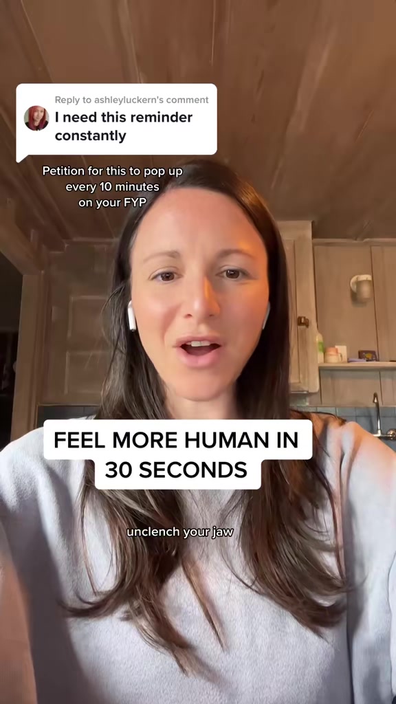 Repeat as needed to feel more human & find 100+ short guided breathwork + meditation videos on tbe playlist below!! ❤️ #stressrelief #stressreliever #relaxingvideos #relax 