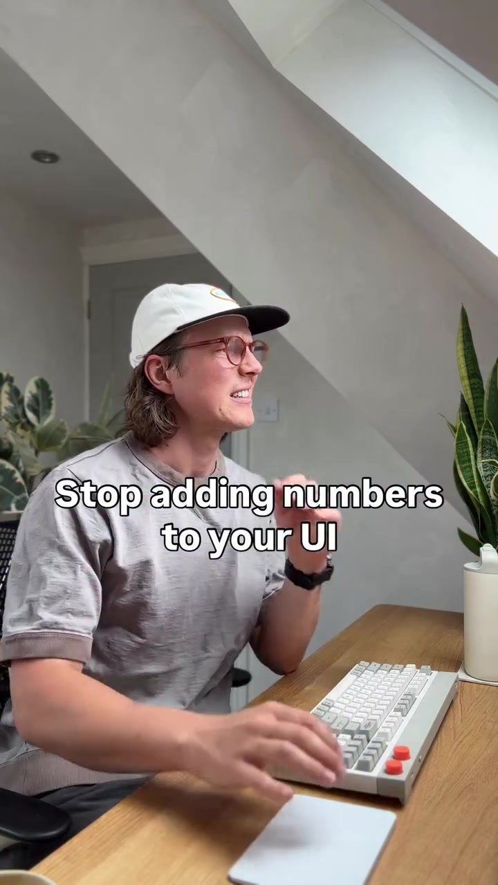 Stop adding numbers to your UI

A common mistake I see on interfaces is just showing raw numbers. 

Instead I suggest adding insights to save users time and make your UI meaningful 

Hope this helps for your next project