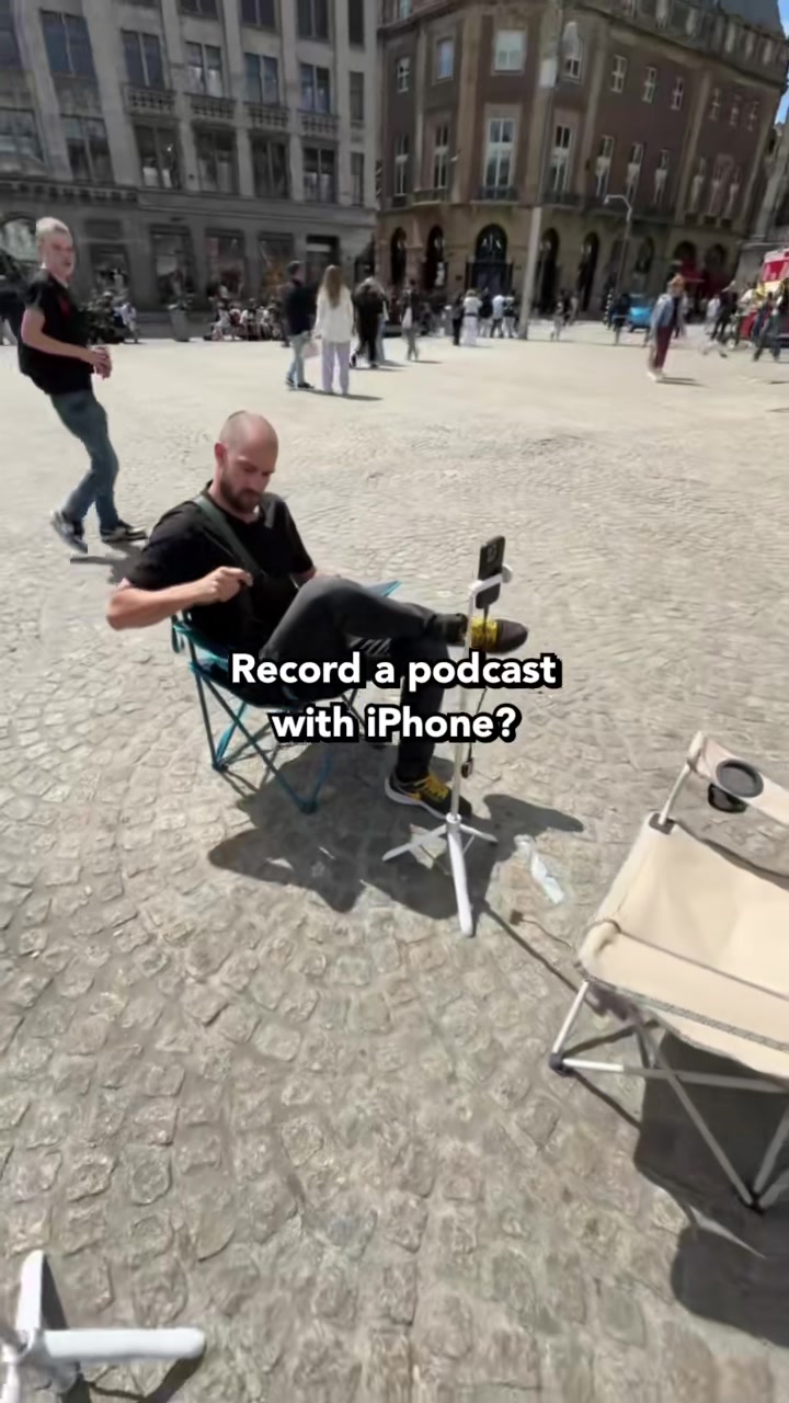 Film your podcast with just one iPhone 🤯#videopodcast #podcastsetup #podcastequipment 