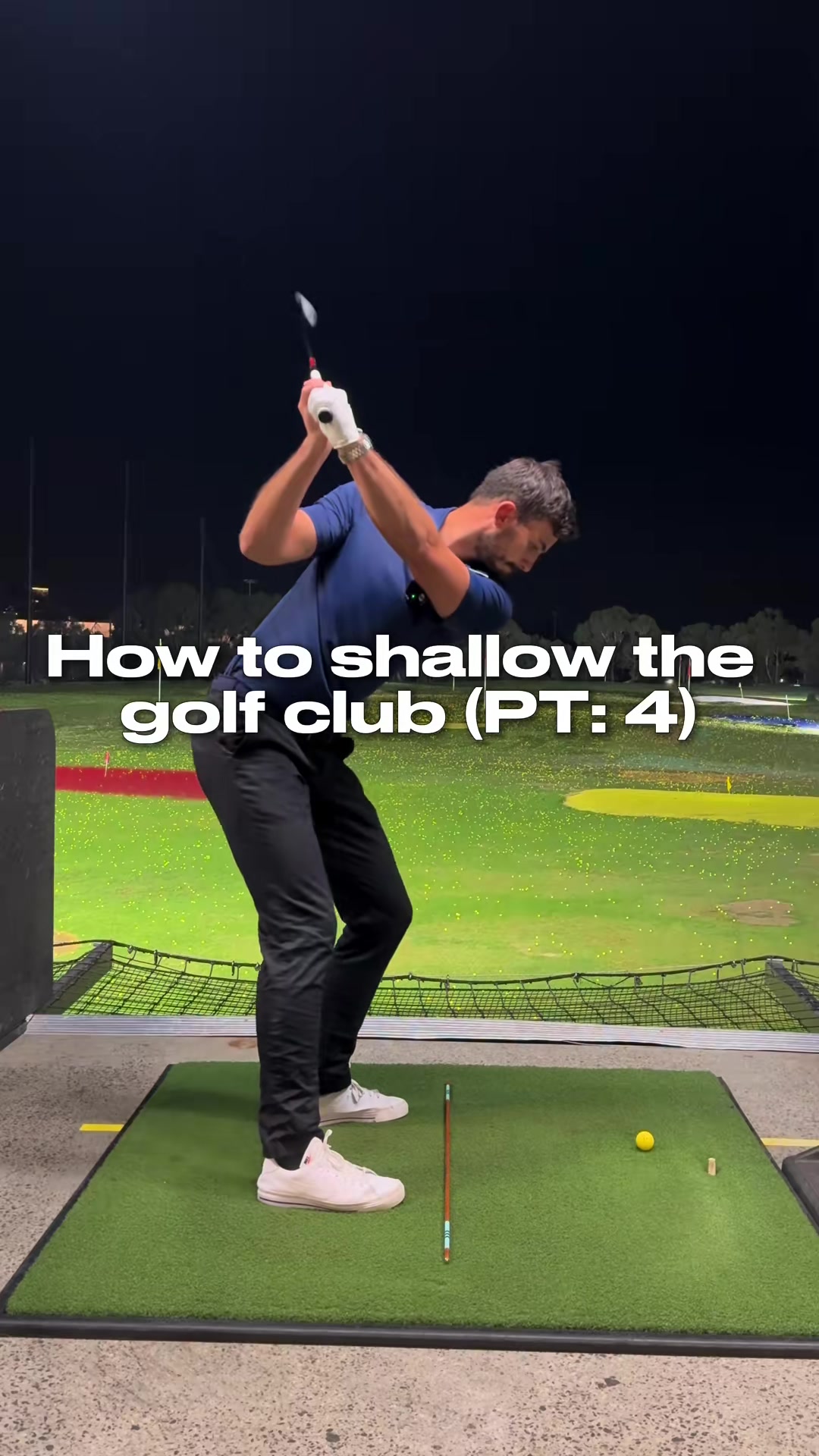 Shallow your downswing chat #golf #golfswing #golfcoach 