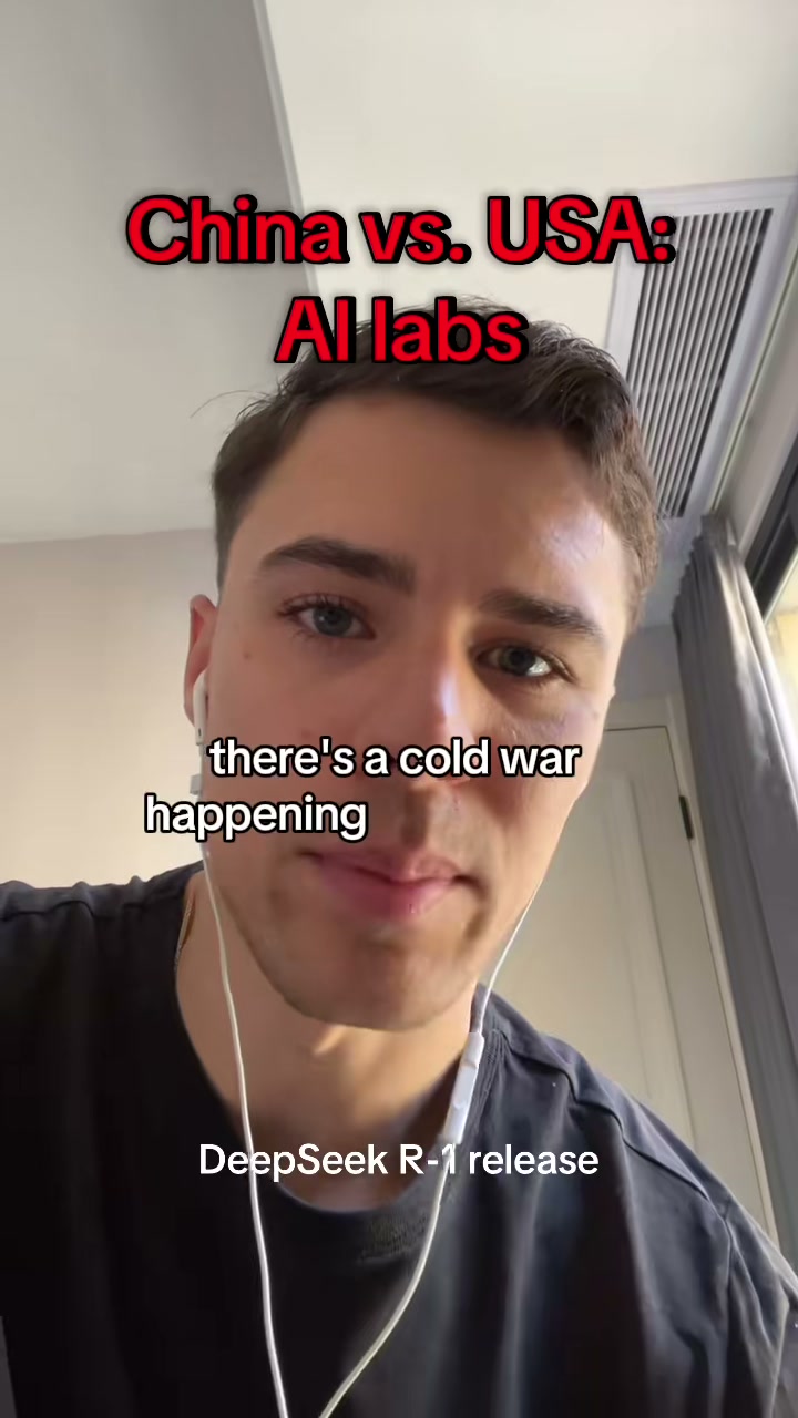 The AI lab battles are heating up as China and the US show their innovations to the world.  DeepSeek a Chinese AI lab just release their latest model R 1 on inauguration day . Something of a gift to the world before Chinese new year and they can have a break.  This is an important release because it’s a political move showing the dynamic between AI labs as they become more nationalist. What you have is a model at 1/10 of the cost and almost as good as OpenAI’s model. The paper is really interesting. Interesting and I suggest you look at the a-ha moments section.  ##DeepSeek##R1##O1##AI##LLM##GPT##ChatGPT##Claude##Anthropic##Tech##TechTok##CS##Software##AIAgent