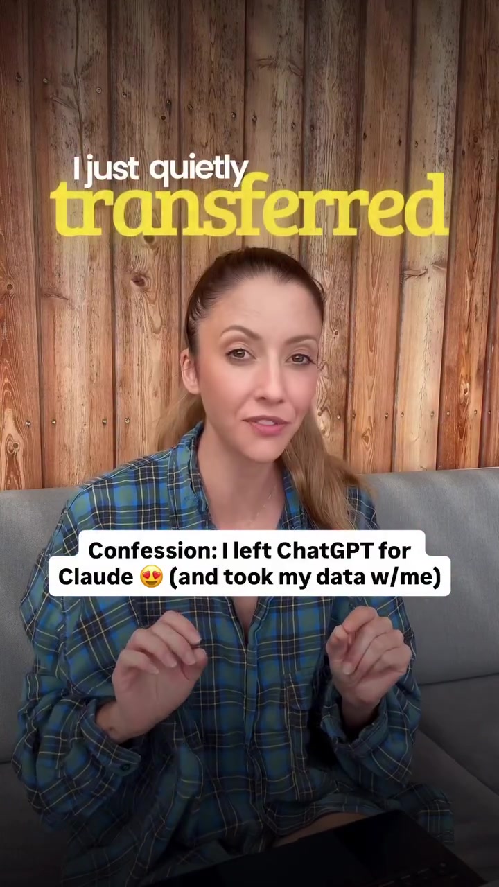 Claude Opus 4.5 is just SO FINE! 😍 Save this video for when you want to transfer data over to Claude. It’s been an absolute game changer. More videos on Claude update superpowers coming soon —so follow for more ❤️