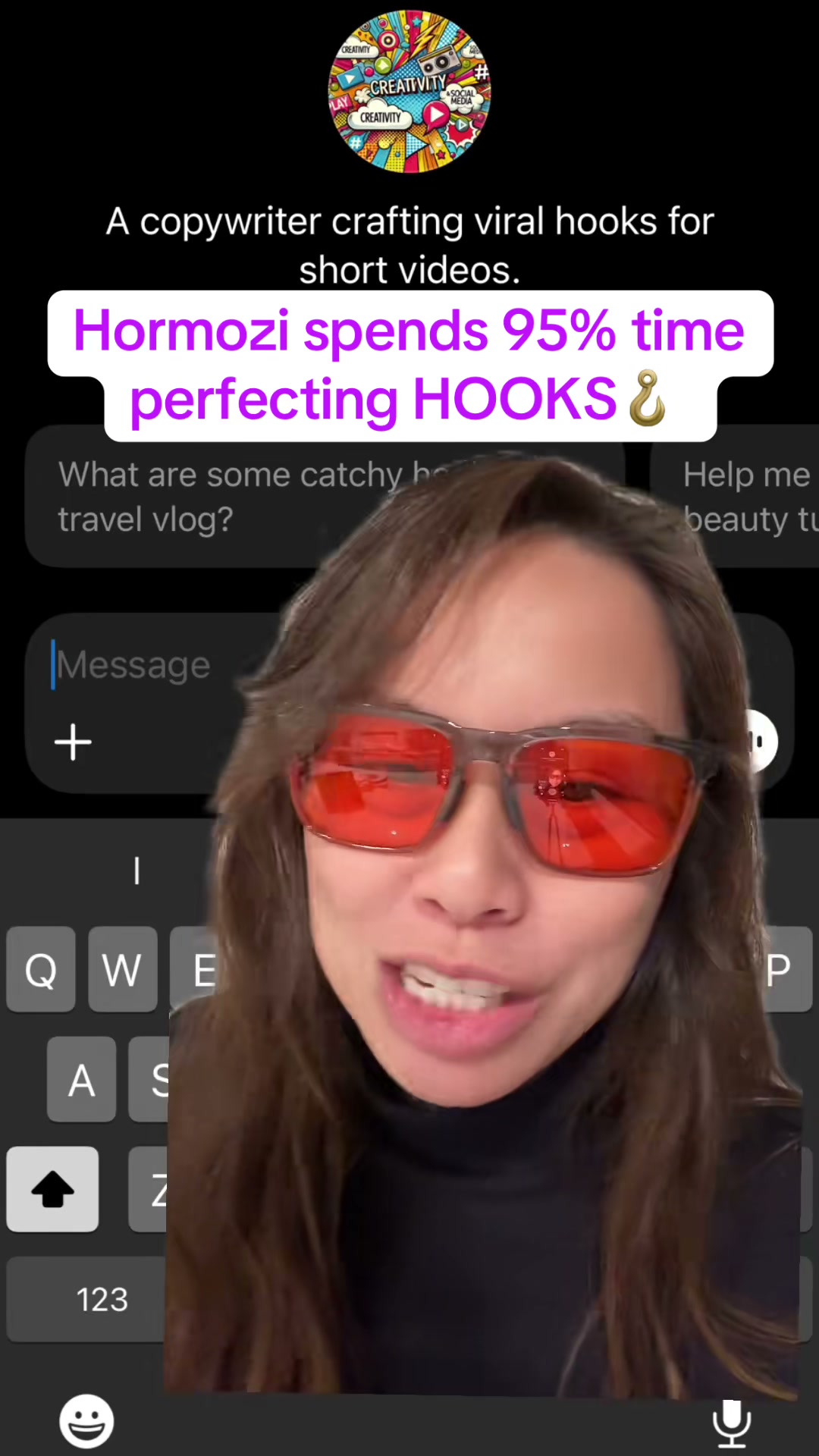 FREE Viral Hook Generator for short form videos. Trained on 1000+ curated proven hooks from mega viral tiktok and instagram videos. Search the ChatGPT GPT Store for “Viral Hook Generator for Short Videos”. I made it for free. Enjoy! - brainstorm hook ideas for tiktok and instagram videos? - what are some viral hook ideas for my TikTok and Instagram videos? - list of hooks for social media videos?  #ai #chatgpt #tiktokbeginner #contentcreatortips #tiktokgrowth #contenttips ##sabrinaramonov
