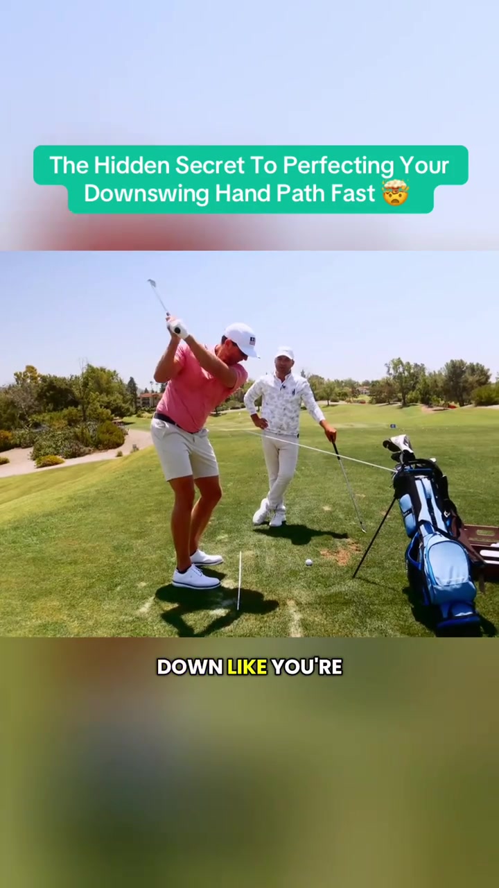 The Hidden Secret To Perfecting Your Downswing Hand Path Fast GolfTips GolfSwing DownswingDrill GolfCoach PerfectSwing