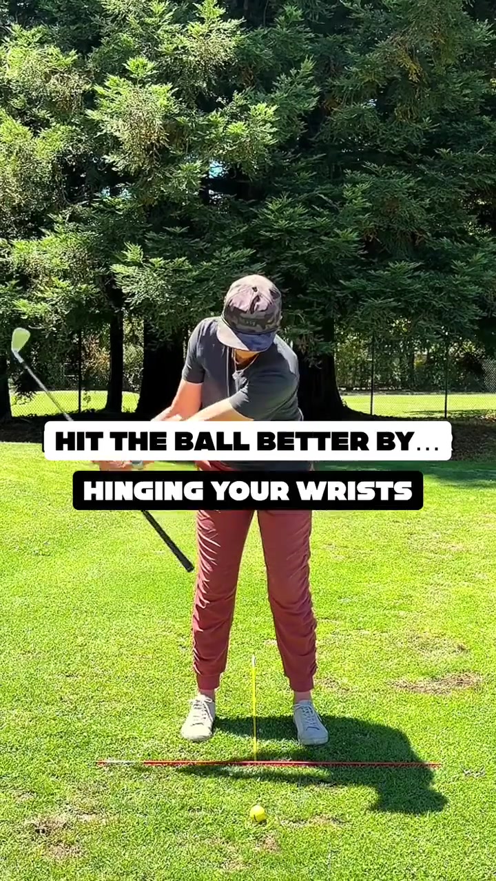 Comment Strike and Ill send you free drills for better ball contact Timing your wrist hinge can make or break your swing Many golfers hinge their wrists too early or too late affecting their strike This often happens because the wrists are not synchronized with the rest of the body leading to inconsistent impact In your backswing grip halfway down and aim to point the clubs grip at the ball during your downswing Maintain this feeling as long as possible into impact Feel the difference in control and consistency when you get it right