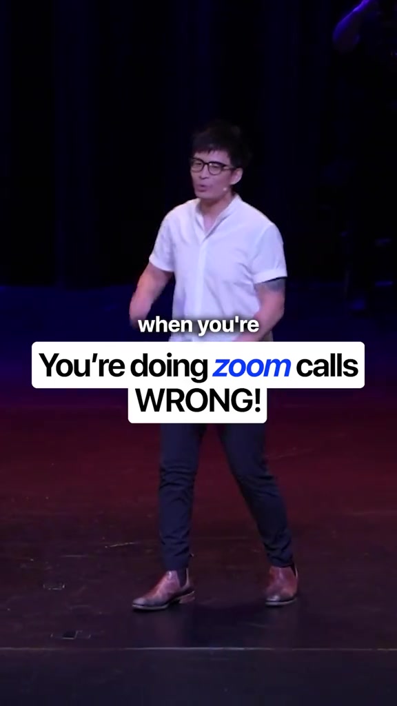 Youre doing zoom calls WRONG