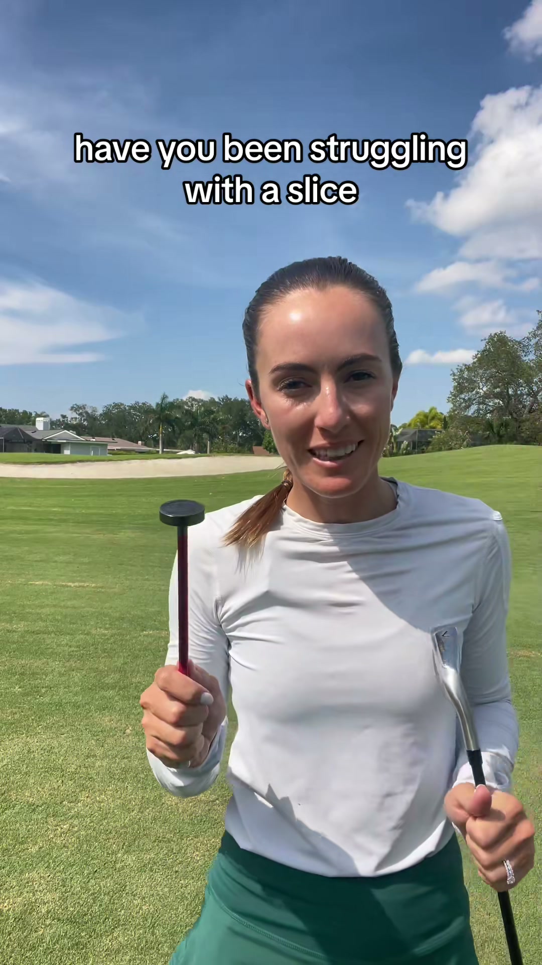 Stop leaving the face open! #golf #golfvideos #pgatour #golfswing #golfcourse #progolfer #golftok #golfoutfit #foryou #fyp #foryoupage #golfcoach #onlinegolflessons #onlinegolfinstruction #golftips #golfdrill #golfcoaching⛳ #golflessons 