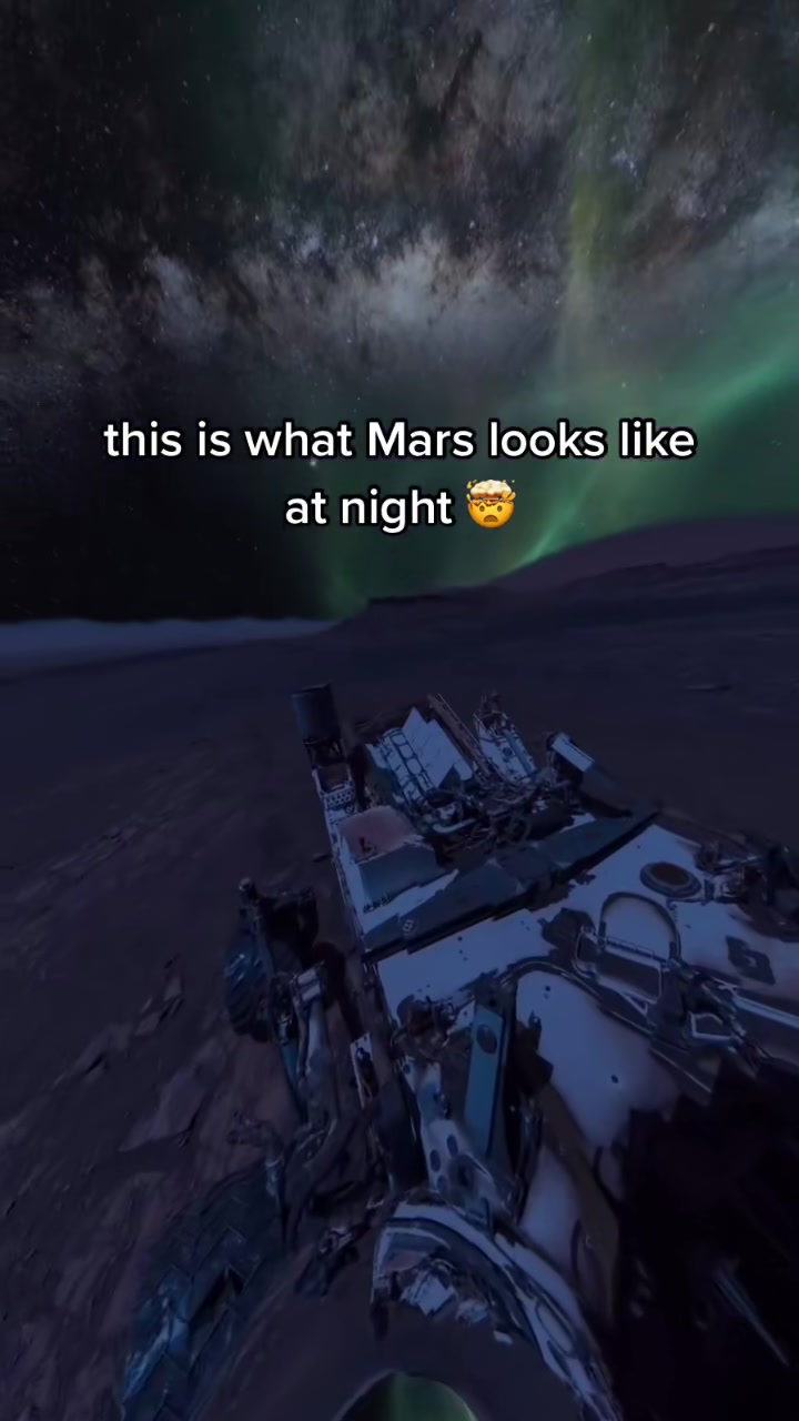 from NASA’s Curiosity rover #space #mars #universe (sky is edited)